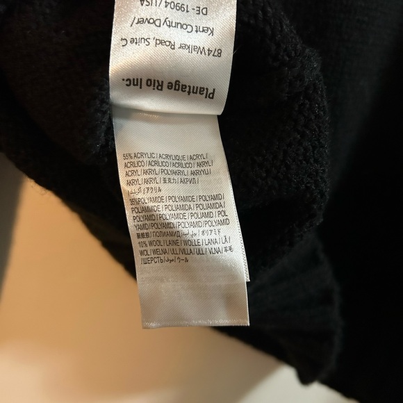 Farm Rio Wool Blend Sweater Yawanawa Black Pink - Picture 9 of 10